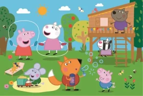 Trefl - Puzzle - Prasátko Peppa: Zábava v trávě MAXI