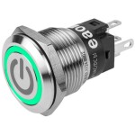 C & K Switches U811J85W3GE223 tlačítko 120 V, 28 V/DC 1 A 1x zap/(zap) červená (š x v) 15.24 mm x 12.70 mm 1 ks Bulk