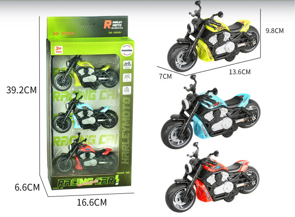 Mamido Sada tří závodních motorek MT1177