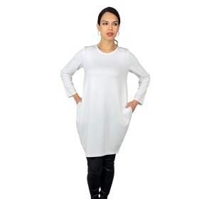 HOSH Dámské šaty Kelis Velikost: UNI, Barva: Bílá