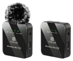 Puluz PU3153B / Bezdrátový klopový mikrofon / TX + RX / 2,4 GHz / dosah 10 m (PU3153B)