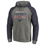 Fanatics Pánská Mikina Washington Capitals Freedom Tri-Blend Raglan Pullover Hoodie Velikost: