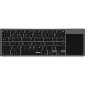 YENKEE YKB 5000CS WL šedá / Bezdrátová klávesnice s touchpadem / 2.4GHz / CZ Layout (45017521)