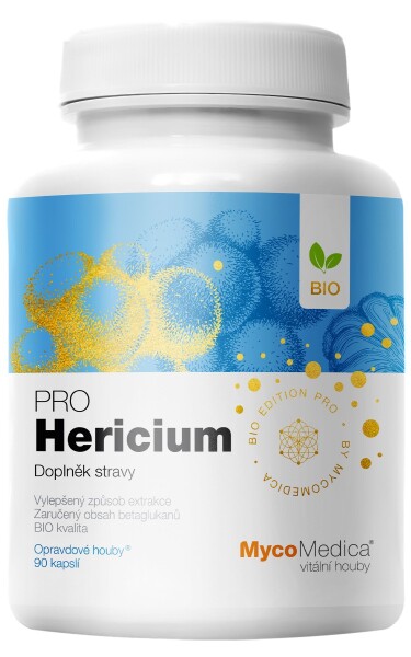 MycoMedica Hericium PRO 90 kapslí