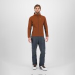 KARPOS Marmolada Hoodie Fleece, Mahogany/Woodl.Gray velikost: L