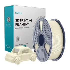 Sunlu PETG filament slonová kost / Struna pro 3D tiskárnu / PETG / 1 kg (PETG BW)