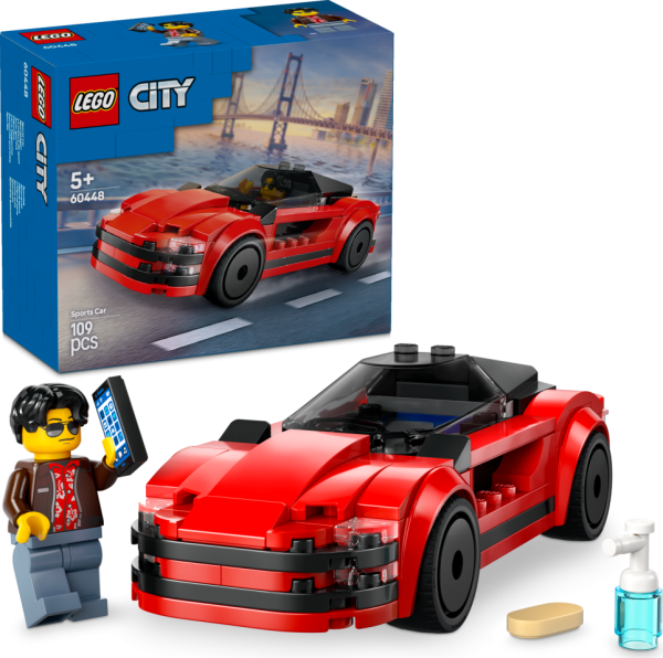 LEGO® City 60448 Červený sporťák - LEGO® DOTS