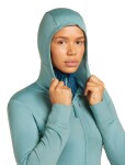 ICEBREAKER Wmns 260 Quantum IV LS Zip Hood, Hydro (vzorek) velikost: S