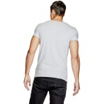 GUESS tričko Short-Sleeve Crewneck Tee šedé M Svetlošedá