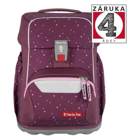 Školní aktovka BASIS, Berry Stars - 4 dílný set, AGR certifikát