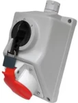 Elektromet C16-18 / Instalační sada se zásuvkou / 4P / 16A / IP54 (971601)