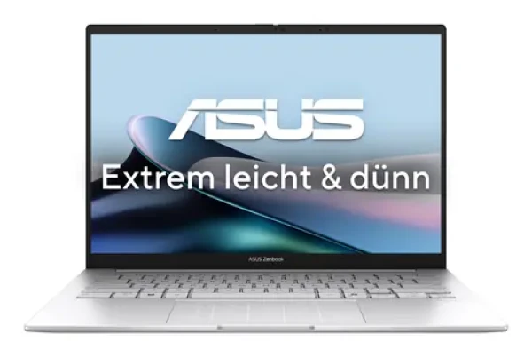 ASUS Zenbook 14 OLED UX3405CA stříbrná / Notebook / 14" WUXGA / Intel Core Ultra 7 255H / 16GB / 1TB SSD (90NB14W2-M01XB0)