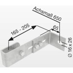 MUNK Günzburger Steigtechnik 41598 Sada pro dodatečnou montáž clip step R 13 pro plošinový žebřík s 11 stupni rychlosti