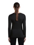 Dámské merino triko dlouhý rukáv ICEBREAKER Wmns Merino 200 Oasis LS V Neck, Black velikost: S