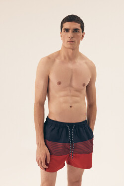 PLAVECKÉ ŠORTKY RIVAL 42609 SS25 NAVY BLUE-RED M