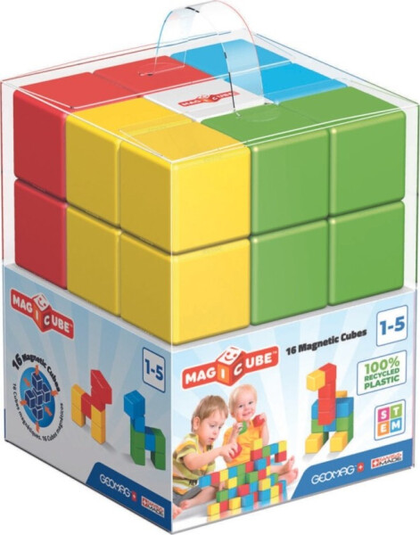Geomag Magicube Full Color 16 dílků (magnetická stavebnice) - Golden Bear