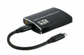 Gembird adaptér USB Typ-C (M) na 2x HDMI (F) 0.15m (A-CM-HDMIF2-01)