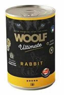 WOOLF Ultimate DogFood konz. Rabbit 400g