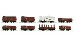 Roco 8 dílná sada nákladních vozů DRG 44003