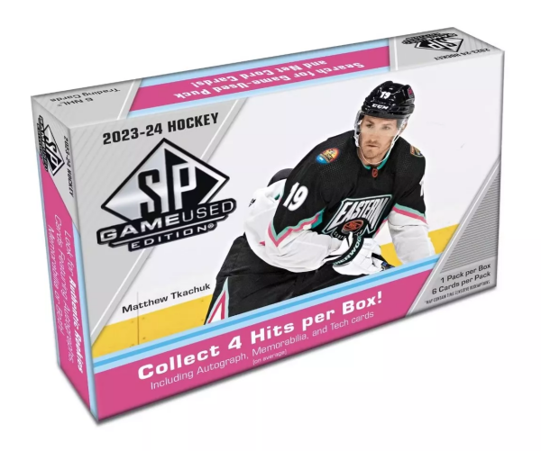 Hokejové Karty NHL 2023-24 Upper Deck SP Game Used Hobby Box