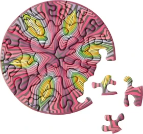 CURIOSI Kulaté puzzle Picoli: Hippie