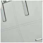 Moderní dámská kabelka na rameno Delami Glimmer, světle šedá