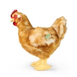 Plyšová slepice stojící 33 cm s vejcem ECO-FRIENDLY