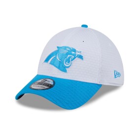 New Era Pánská kšiltovka Carolina Panthers NFL 2024 Training Camp 39THIRTY Flex - Bílá Velikost: M/L