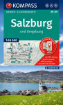 Salcburk a okolí 1:50 000 / sada 2 map KOMPASS 291