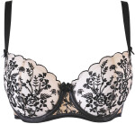 Dámská podprsenka V-10801 Černá s béžovou - Axami černá-béžová 65C