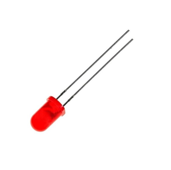 LED dioda červená 5 mm – Blikající, difuzní