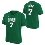Nike Dětské tričko Boston Celtics NBA Jaylen Brown #7 Player T-Shirt Zelená (YOUTH)