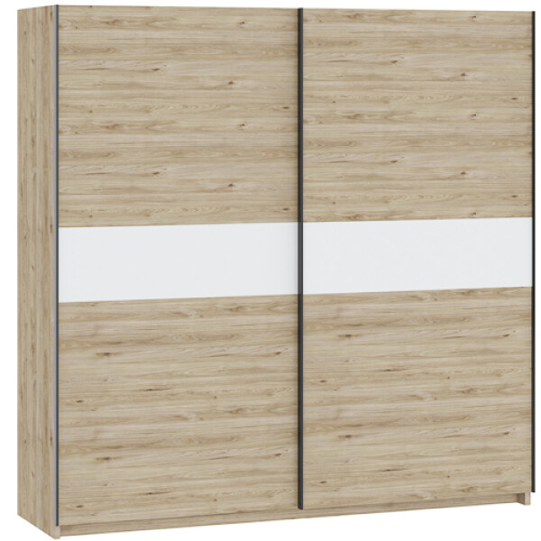 FRONTI Šatní skříň BERNO 200 - jackson hickory + bílá 22023