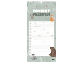 Nástěnný kalendář 2026 Graspo - Rodinný plánovač - Les