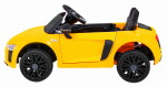 Mamido Dětské elektrické autíčko Audi R8 Spyder žluté