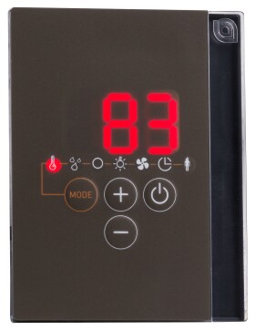 Ovládací panel regulace SENTIOTEC Professional D3i, černá CFSSTC536L