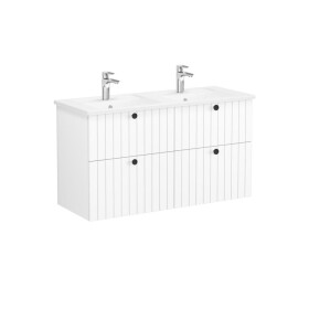Koupelnová skříňka s umyvadlem VitrA Root 120x67x46 cm bílá mat ROOTG120WINTS ROOTG120WINTS