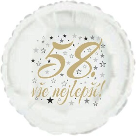 58. narozeniny balónek kruh Balonky.cz 58. narozeniny balónek kruh Balonky.cz