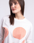 Tričko Thinking MU Flower Contrast Emily Tee WHITE