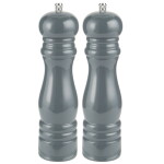 Ib Laursen Mlýnek na pepř nebo sůl Dark Grey Sůl, šedá barva, dřevo, kov, plast