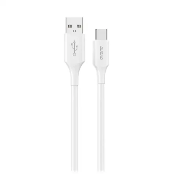 Dudao L2sT napájecí kabel / USB-A / USB-C / 6A / 1,2 m / bílá (195953)
