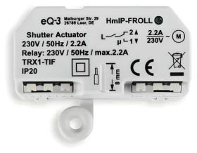 Homematic IP Akční člen pro rolety - zapuštěná montáž / Akční člen / rádiový / IP20 / dosah 180 m (151347A0)