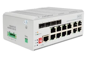 DIGITUS / Switch / PoE / L2 managed / 8x Gigabit PoE 30W + 4x SFP Uplink (DN-651139)
