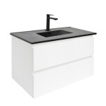 Koupelnová skříňka s umyvadlem SAT B-Way 79x50x45 cm bílá lesk BWAY280WU4B2B BWAY280WU4B2B