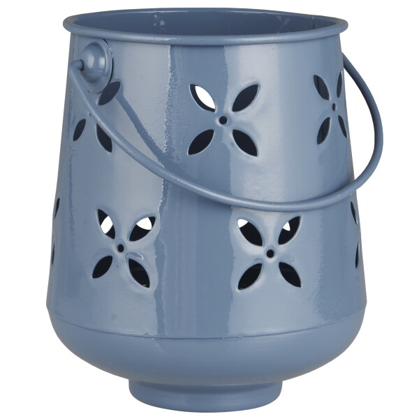 Ib Laursen Svícen Tealight Blue, modrá barva, kov