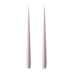 Ester & erik Svíčka Taper 32 cm – 52 Soft Rose Set 2 ks, růžová barva, vosk