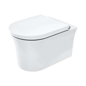 DURAVIT - White Tulip Závěsné WC HygieneFlush, Rimless, HygieneGlaze, bílá 2576092000