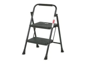 Lamart Eurostep Schůdky 2 stupně 150kg černá / ocel (8590669373536)