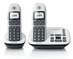 Motorola CD5012 bílá / Bezšňůrový telefon / LCD displej 1,8" / Identifikace volajícího (G31000X18W2AWE)