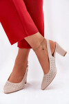 Sandály na podpatku model 211940 Step in style 37